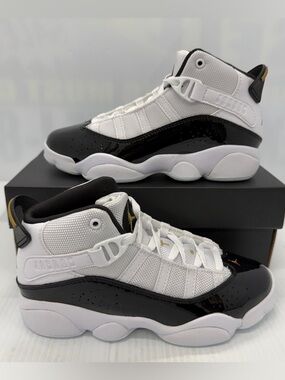 Jordan 6 Rings Defining Moments (PS) Kids Sneakers Size 1Y CW6996-100